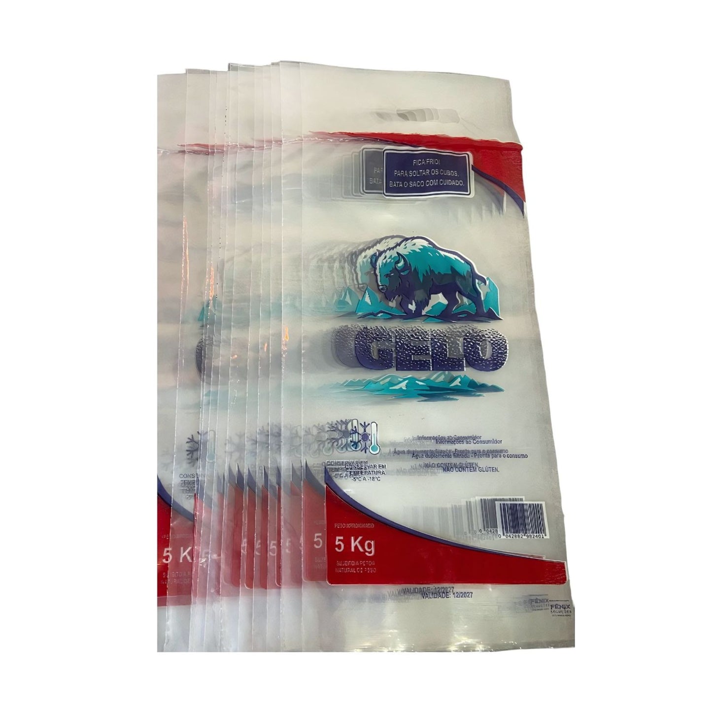 Embalagem Saco de Gelo 5kg - 200 Unidades