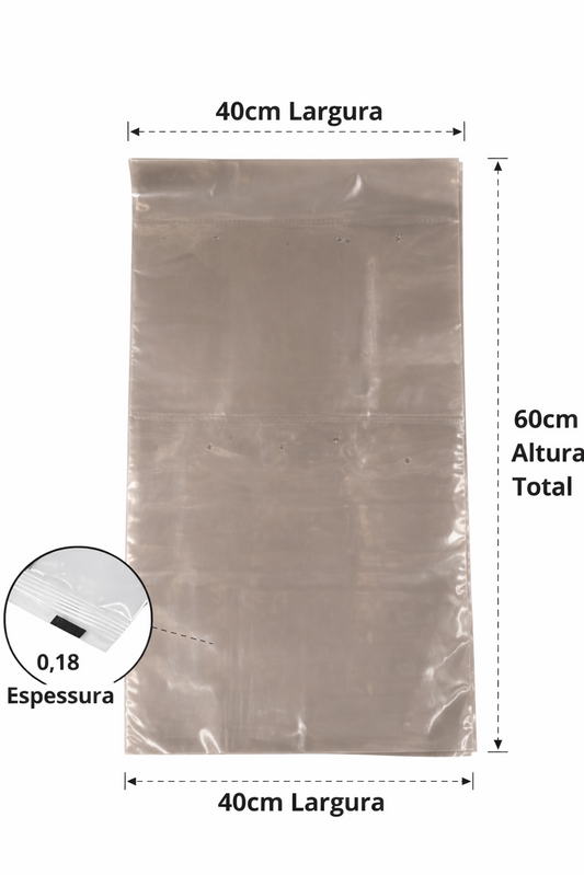 Embalagem Saco de Areia 20kg P/Amarrar - 100 Unidades